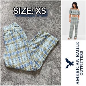 NEW - AMERICAN EAGLE - Plaid Lounge Pants - XS